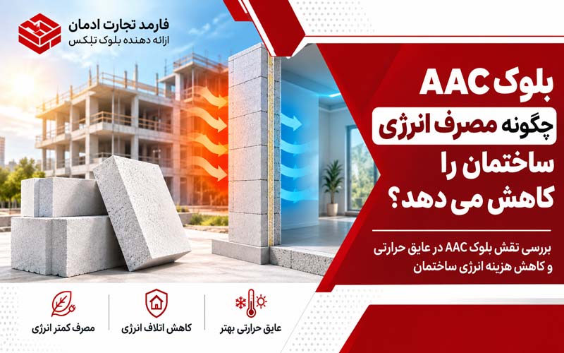بلوک AAC چگونه مصرف انرژی ساختمان را کاهش می دهد؟