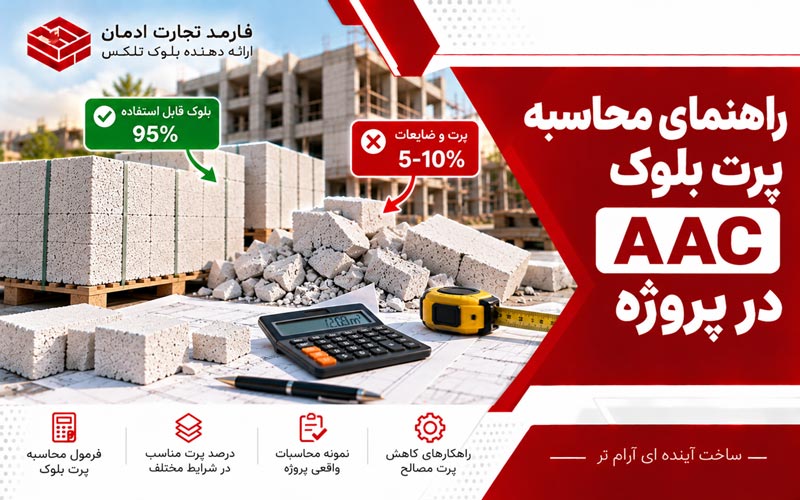 محاسبه پرت بلوک AAC